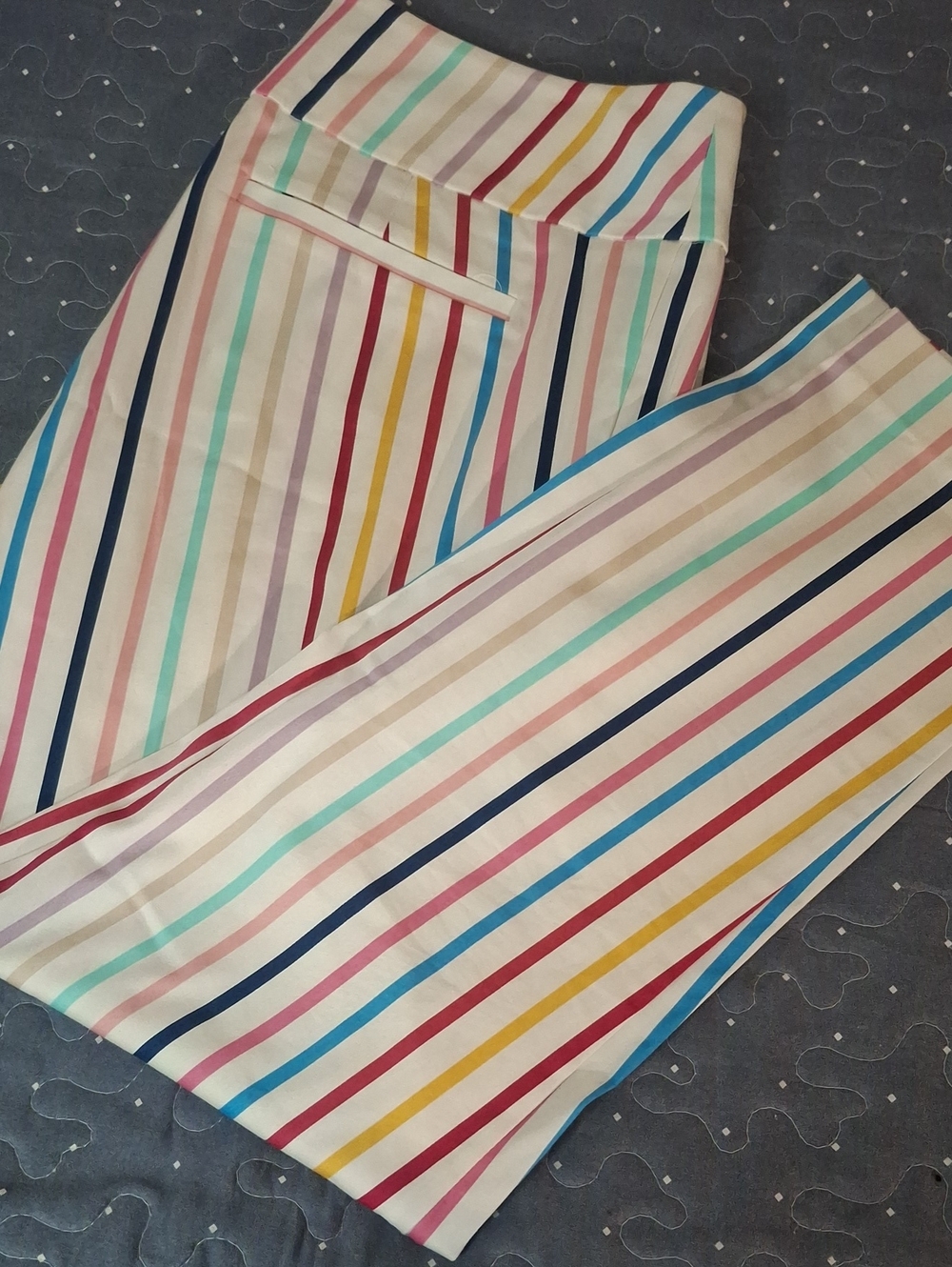 New York and Company Multicolor Striped Pants size 6